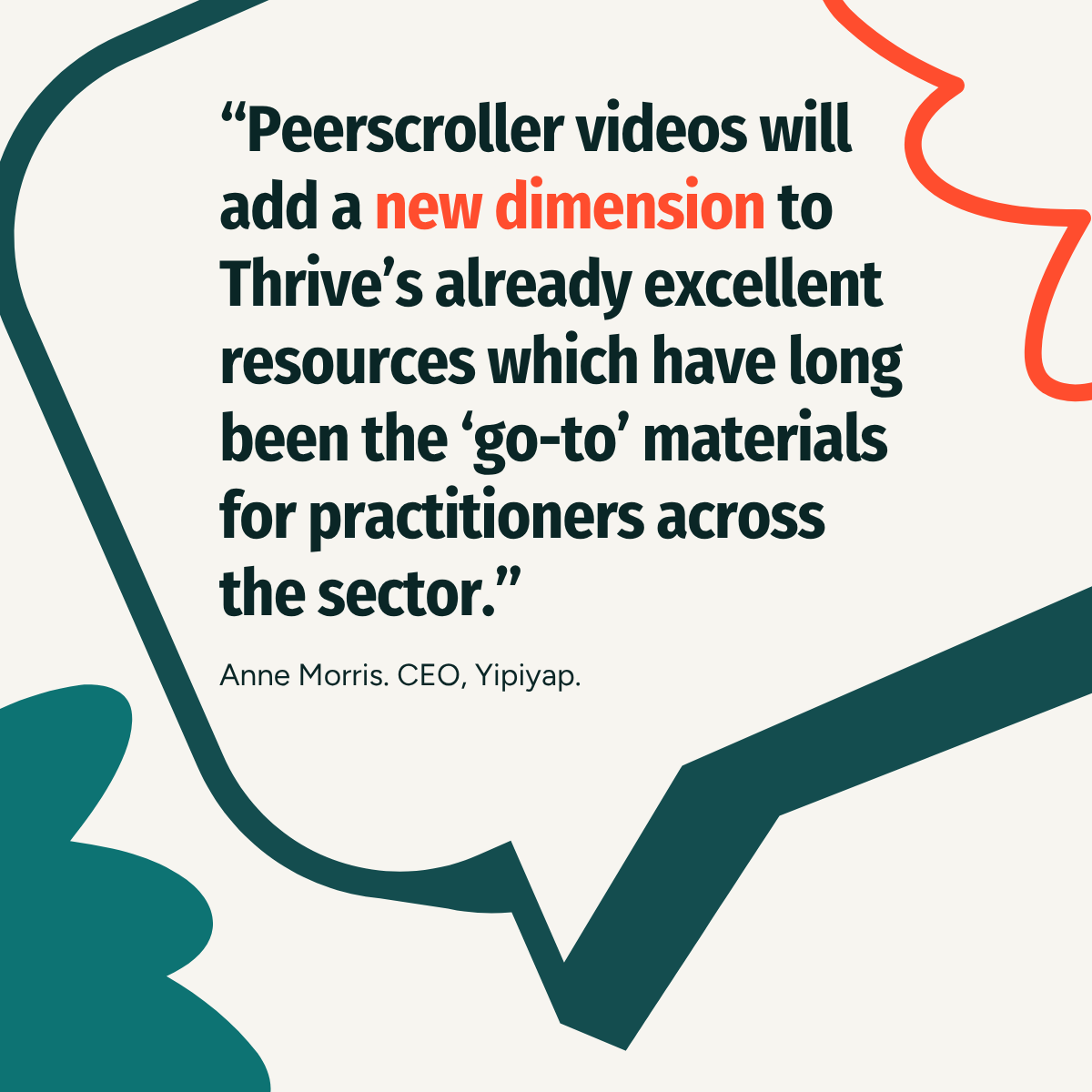 Quote from Anne Morris, CEO at Yipiyap